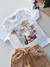 Conjunto infantil beach branco Milon 971 na internet