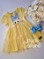 Vestido infantil Daisy com tule amarelo Disney Momi H6627 - comprar online