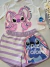 Conjunto infantil Angel e Stitch Disney Momi H6612 - Petit Colorê | Moda Infantil, roupa de Menina, Menino e Bebê 