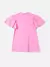 Vestido infantil rosa com strass Animê 4241