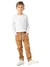 Calça infantil jogger algodão caramelo Mania Kids 3287 na internet