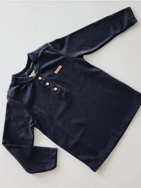 Bata Infantil Malha Waffle Preta Charpey (25690)