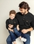 Bata infantil malha waffel preta Charpey 25690 - comprar online