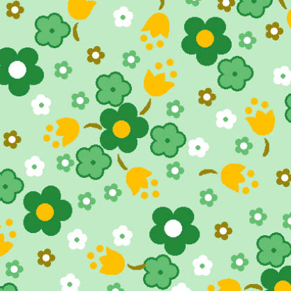 green-flowers