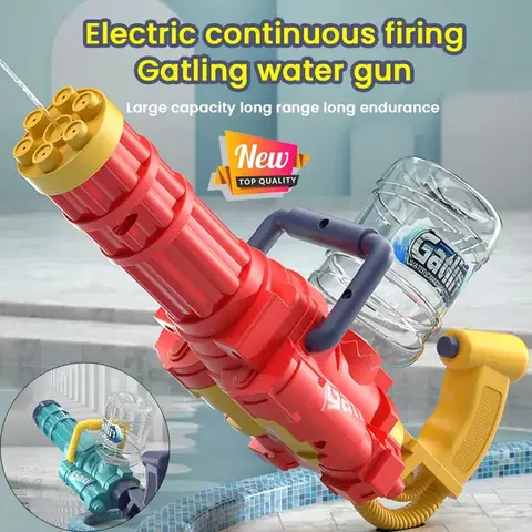 Pistola de agua Gatling eléctrica - comprar online