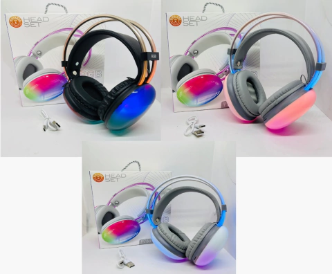 AURICULARES INALAMBRICOS CON ILUMINACION RGB