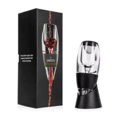 DECANTADOR DE VINO JUGO FILTRADOR AIREADOR OXIGENADOR + BASE - comprar online