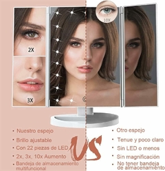 ESPEJO MAQUILLAJE 3 MODOS en internet
