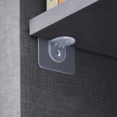 SOPORTE ADHESIVO PARA ESTANTE (4 UNIDADES) - comprar online
