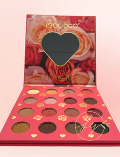 PALETA DE SOMBRAS 16 COLORES IGOODCO C/ESPEJO "ROSAS - comprar online