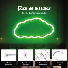 Luz Neon 5 Mts CON Fuente - Chucheriaslp