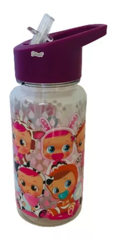 BOTELLA CON PICO MOTIVO INFANTIL 500ml