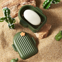 JABONERA CON TAPA DE CACTUS - Chucheriaslp
