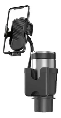 PORTAVASOS Y SOPORTE CON BRAZO PARA CELULAR AUTO - comprar online