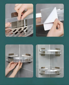 ESTANTE PARA BAÑO ESQUINERO - Chucheriaslp