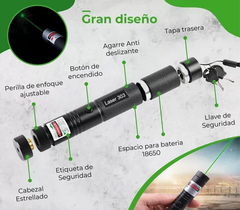 PUNTERO LASER RECARGABLE - Chucheriaslp