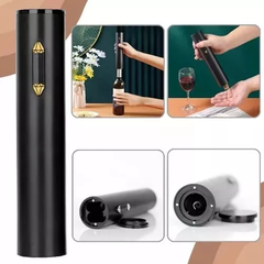 SACACORCHO AUTOMATICO A PILA NEGRO - comprar online