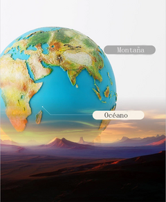 LÁMPARA PLANETA TIERRA 3D - comprar online