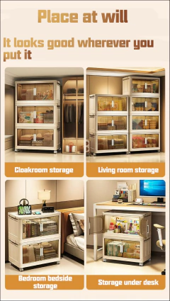 SET X3 GABINETES PLEGABLES C/RUEDAS 42CM - tienda online