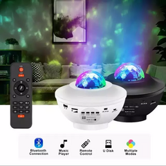 Velador Proyector Parlante Bluetooth Galaxia - tienda online