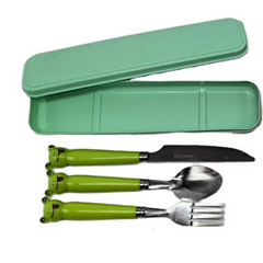 SET CUBIERTOS CON ESTUCHE ANIMALES - tienda online