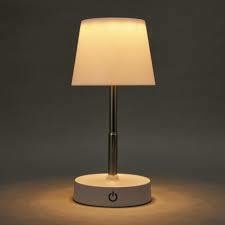 LÁMPARA DE MESA VELADOR LUZ LED TOUCH CÁLIDO USB RECARGABLE