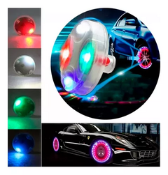LUCES LED X2 PARA RUEDA DE AUTO SOLARES - comprar online