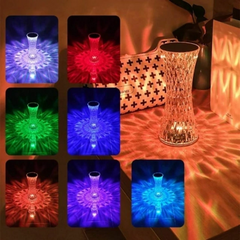 LAMPARA DE CRISTAL CURVO RGB