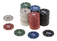 SET DE POKER 200 FICHAS + CARTAS + PAÑO - tienda online
