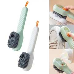CEPILLO CON DOSIFICADOR DE JABON