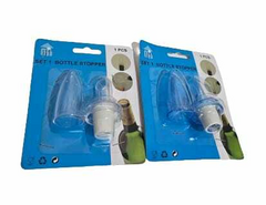 Set de Boquilla y Tapón, Tapa de Plástico para Botellas en Blister