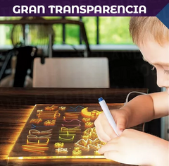 PIZARRA LED MAGICA CON MARCADORES GRANDE en internet