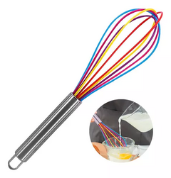 BATIDOR MANUAL SILICONA 26CM MANGO ACERO INOX