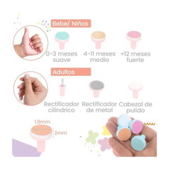Imagen de LIMA ELECTRICA PARA BEBES CON LUZ