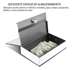 CAJA FUERTE SIMULADA LIBRO GRANDE - Chucheriaslp