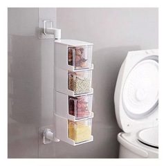 ESPECIERO CONDIMENTERO GIRATORIO DE PARED AUTOADHESIVO - Chucheriaslp