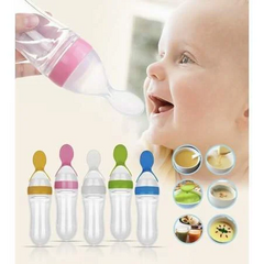 BOTELLA DE SILICONA PARA BEBE - comprar online