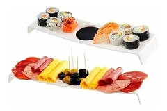 Tabla Bandeja De Plástico Sushi Set