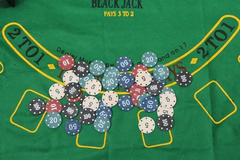 SET DE POKER 200 FICHAS + CARTAS + PAÑO - comprar online