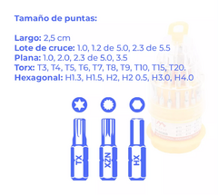 DESTORNILLADOR 30 EN 1 - Chucheriaslp
