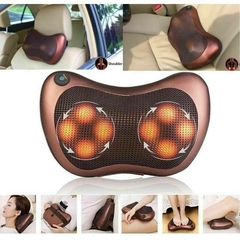 ALMOHADA MASAJEADOR CUELLO CERVICAL 12V 220V AUTO CASA