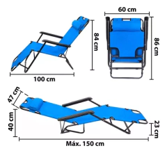 REPOSERA PLEGABLE RECLINABLE en internet