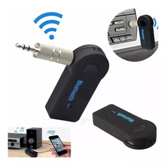 RECEPTOR BLUETOOTH A MINIPLUG MUSICA AUTO STEREO MANOSLIBRE