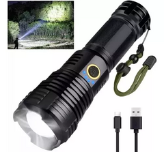 LINTERNA P70 TACTICA RECARGABLE