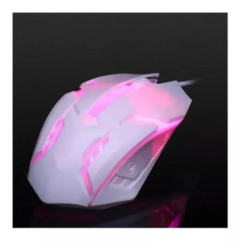 TECLADO GAMER CON MOUSE BLANCO LUZ en internet