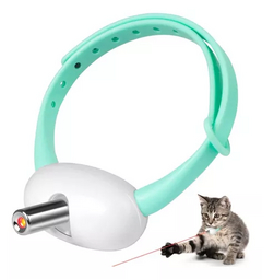 COLLAR JUGUETE PUNTERO LASER PARA GATO