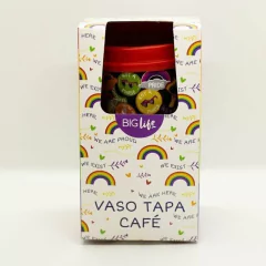 Vaso jarro mug con tapa LGBT - comprar online