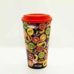 Vaso jarro mug con tapa LGBT