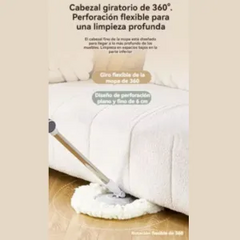 Mopa lampazo con balde centrifugador 360 - comprar online