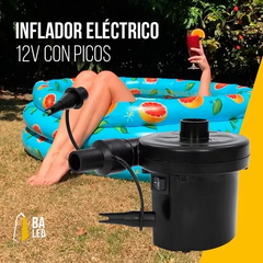 Inflador Electrico 12v Auto Colchonetas Piletas Inflables en internet